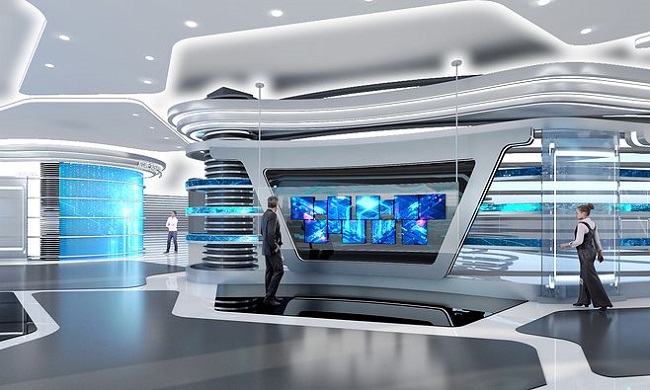 多媒体展厅设计中的互动滑轨屏，为何如此受欢迎？